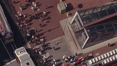 MBTA evacuates Blue Line train stuck between Aquarium and Maverick stations