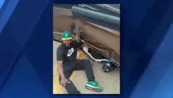 Unable to free driver involved in Pittsburgh crash, man sits and holds stranger’s hand through car window